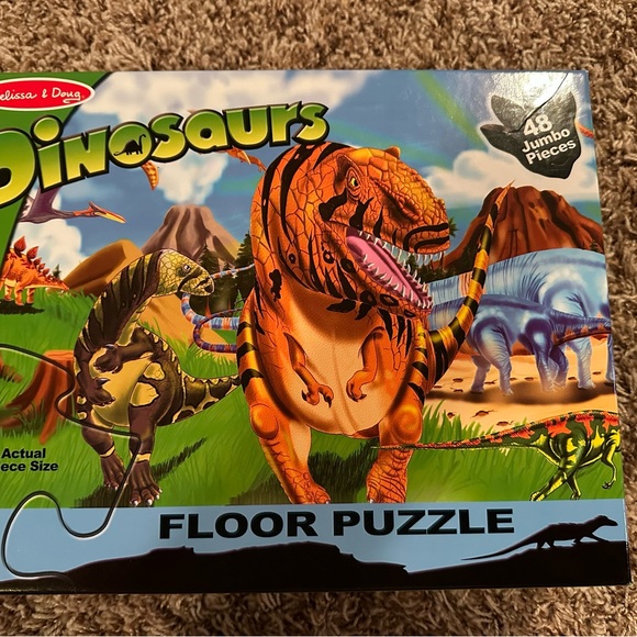 Melissa & Doug Other - Melissa & Doug Dinosaur Adventure Floor Puzzle - 48 Pieces
